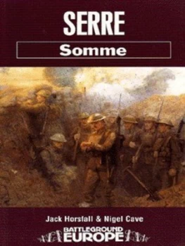 Image of Serre by Jack Horsfall and Nigel Cave Paperback
