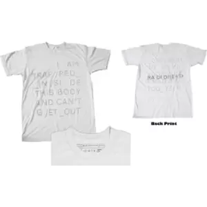Image of Radiohead - Trapped Unisex XX-Large T-Shirt - White