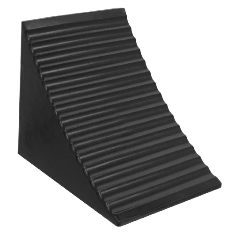 Image of Sealey Wheel Chock Heavy-Duty Rubber - Single CWC01