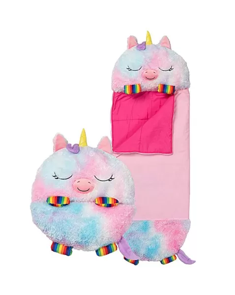 image of Happy Nappers Rainbow Unicorn Medium Sleeping Bag