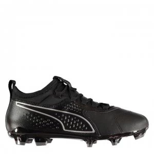 image of Puma ONE 3 Junior FG Football Boots - Black