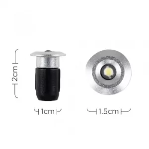 Image of 6 x 15mm Minisun White LED Decking Lights