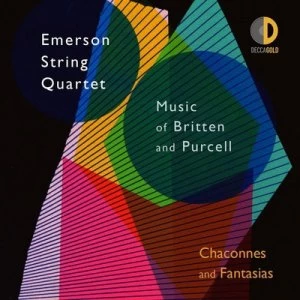Image of Emerson String Quartet Music of Britten and Purcell Chaconnes and Fantasias by Emerson String Quartet CD Album