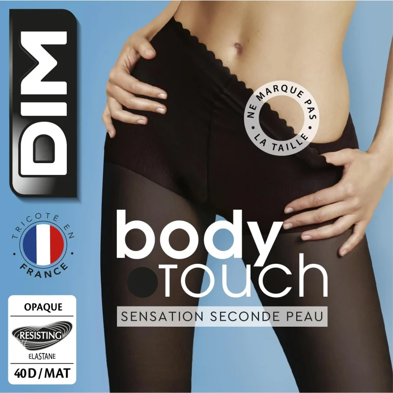 Image of Dim Womens tights DIM Opaque Body Touch Noir Female Taille 1