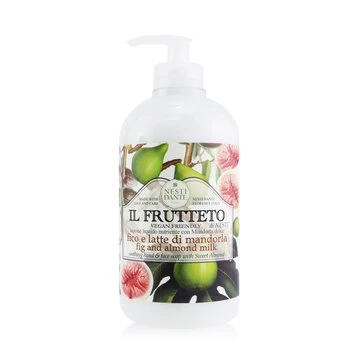 image of Nesti DanteIl Frutteto Soothing Hand & Face Soap With Sweet Almond - Fig And Almond Milk 500ml/16.9oz