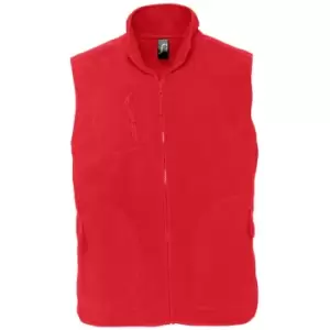 Image of SOLS Norway Unisex Anti-Pill Fleece Bodywarmer / Gilet (3XL) (Red)