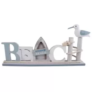 image of 36CM 'Beach' Standing Plaque