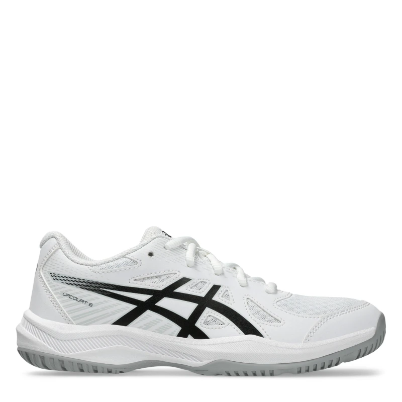 Image of Asics Upcourt 6 Gs Netball Shoes Unisex Kids - White White 3