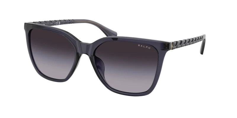 Image of Ralph Lauren RA5328U 62358G Woman Sunglasses Injected Violet Squared Normal Nuanced Violet Sunglasses Woman Injected