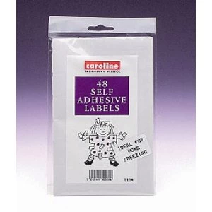 Image of Caroline Self Adhesive Labels (48) 2" x 1" (5cm x 2.5cm)