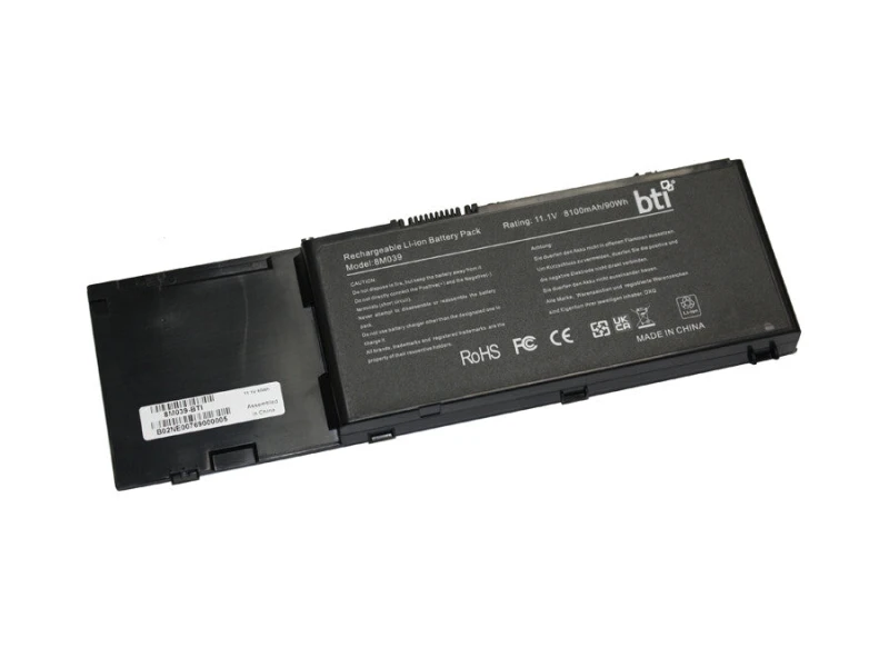 Image of BTI BTI 90Wh 9 cell U1698 compatible battery for DELL PRECISION M6500 PRECISION M6400 8M039-BTI