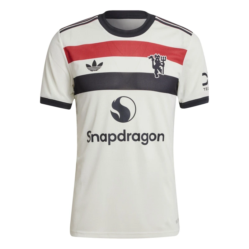 Image of adidas Manchester United Authentic Third Shirt 2024 2025 Adults White male XL