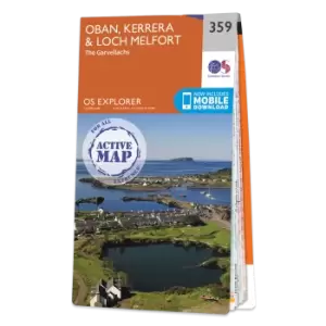 image of Map of Oban, Kerrera & Loch Melfort