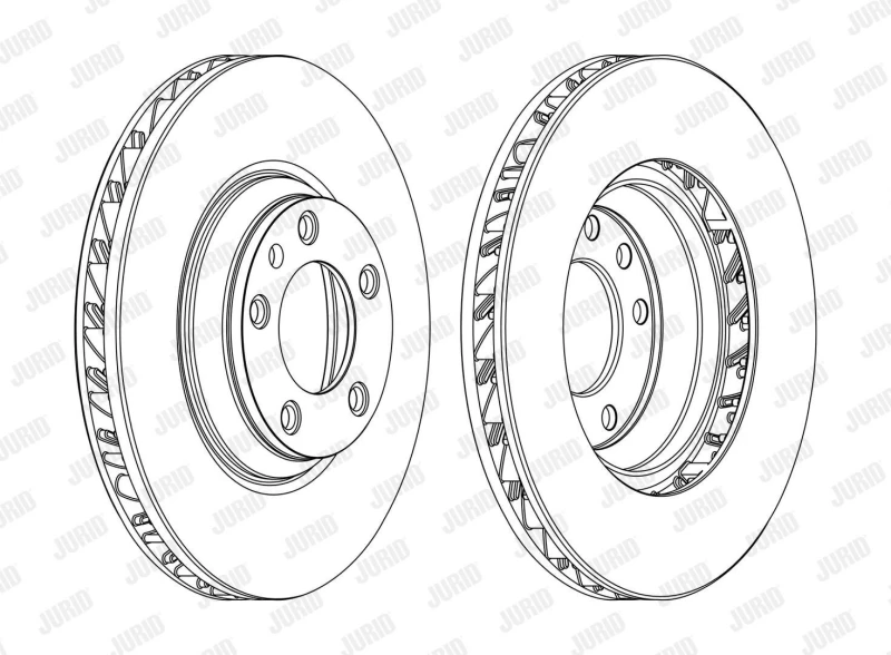 Image of Brake disc JURID 562360JC-1