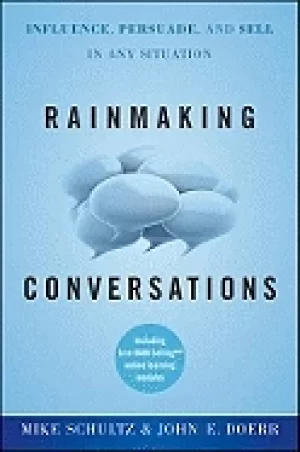 Image of rainmaking conversations influence persuade and sell in any situation