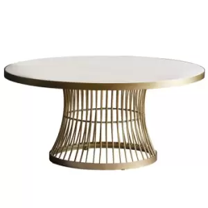 Image of Gallery Direct Pickford Coffee Table in Champagne