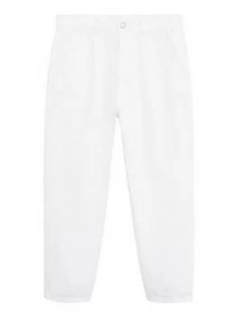 image of Mango Teen Girl Jeans - White