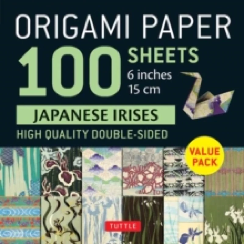 Image of Origami Paper 100 sheets Japanese Flowers 6 (15 cm). Notebook / blank book. By Tuttle Studio" Books
