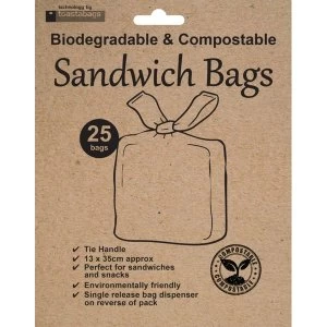 image of Planit Eco Friendly Sandwich Bags Pack 25