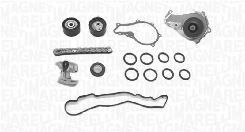 Image of MAGNETI MARELLI Timing chain kit MAGNETI MARELLI 341500001830