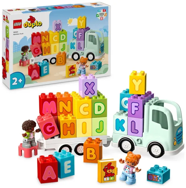 image of LEGO DUPLO Town Alphabet Truck Toddler Learning Toy 10421