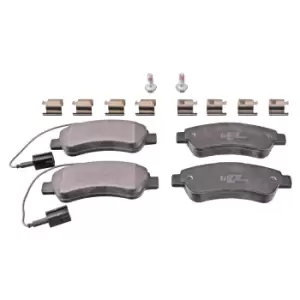 Image of Brake Pads (Rear) Set ADP154211 by Blue Print