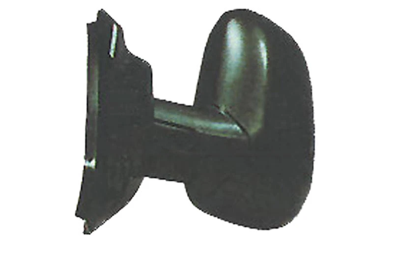 Image of PRASCO FD9087004 Wing mirror Left, black, Manual, Convex, adjustable Outside Mirror (50)