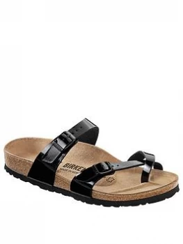 image of Birkenstock Mayari Schwarz Lack Sandal - Black Patent, Black Patent, Size 7, Women