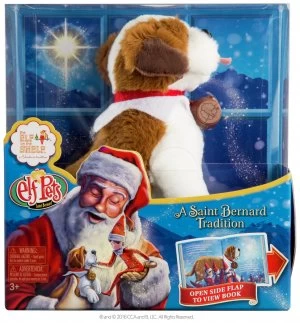 image of Elf on the Shelf Elf Pets A St Bernard Tradition.