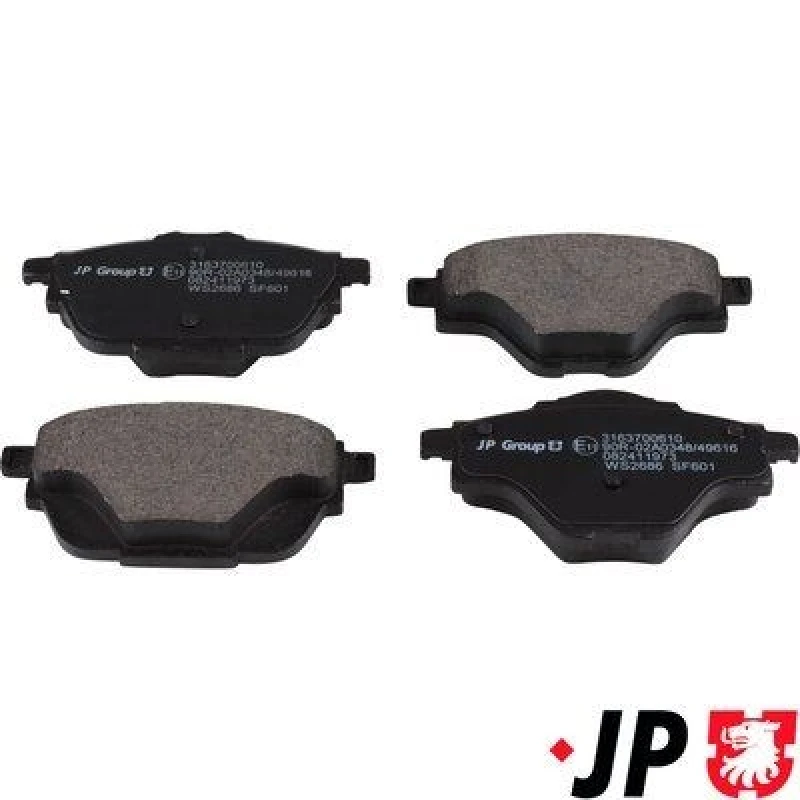 Image of JP GROUP Brake pad set JP GROUP 3163700610