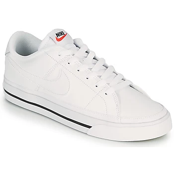 Image of Nike COURT LEGACY womens Shoes Trainers in White