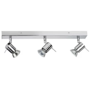 image of Linea Verdace Penna 3 Light Spotlight Bar Chrome