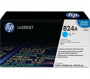 Image of HP 824A Cyan Laser Toner Ink Cartridge