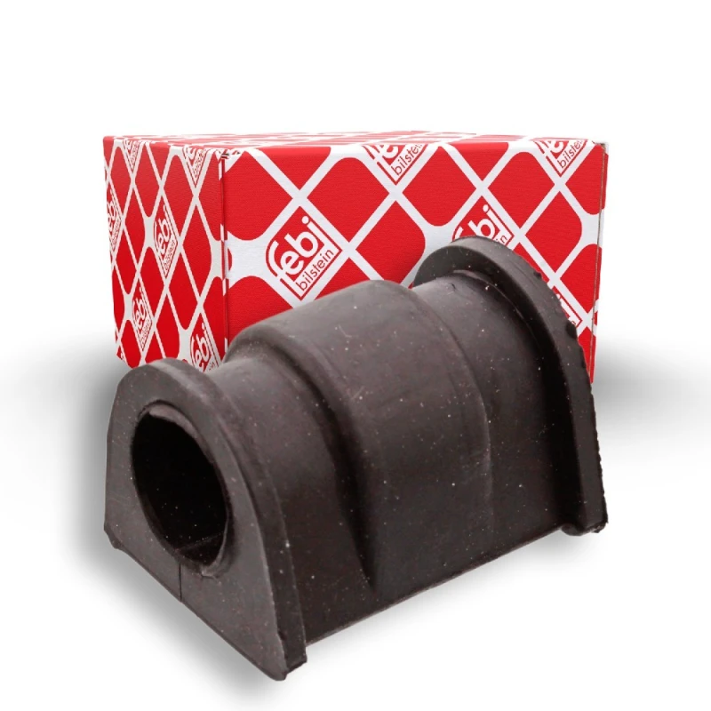 Image of FEBI BILSTEIN 41398 Stabilizer Bushes Front Axle, Rubber Rubber Anti-roll Bar Bush Kit (1334)