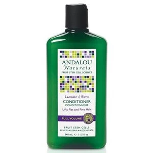 image of Andalou Naturals Full Volume Lavender and Biotin Conditioner 340ml