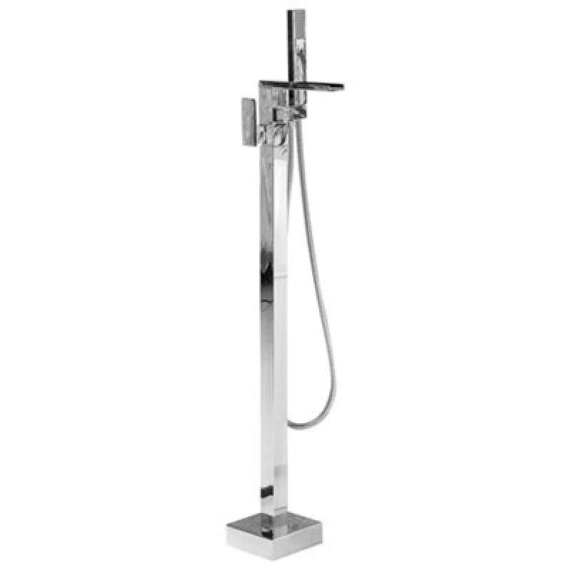 Image of Beliani Freestanding Bathtub Faucet Boyoma Silver