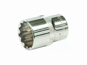 image of Silverline 501751 21mm Socket 1/2in Drive 12pt Metric