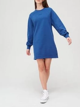 image of Levis Frannie Sweatshirt Dress - Blue, Size XS, Women