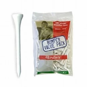 image of Masters Wood Tees White 2 1/8 Bumpa bag 130