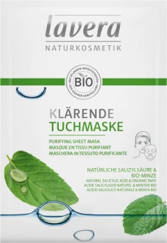 Image of Lavera FACES - Purifying Sheet Mask 21ml