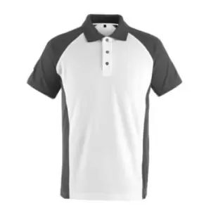 Image of Mascot Bottrop Polo Shirt White/Dark Anthracite - Large