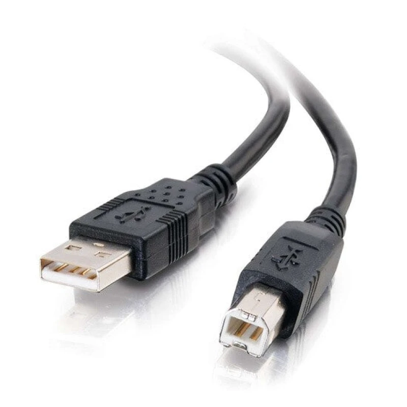 Image of C2G 3m USB 2.0 A/B Cable - Black (9.8 ft)