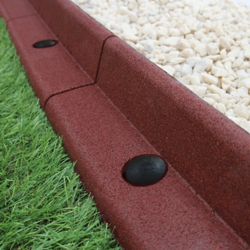 Image of MonsterShop Flexible Lawn Edging Garden Border Brown Pack Of 6 X 1.2M