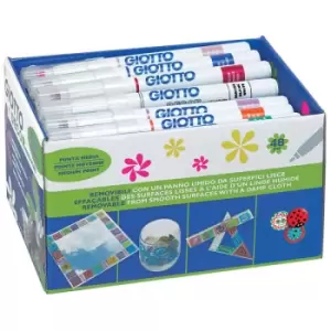 image of Giotto 524600 Decor Multisurface Art Markers Materials Box of 48