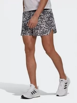 Image of adidas Adizero Split Shorts, Grey Size M Men