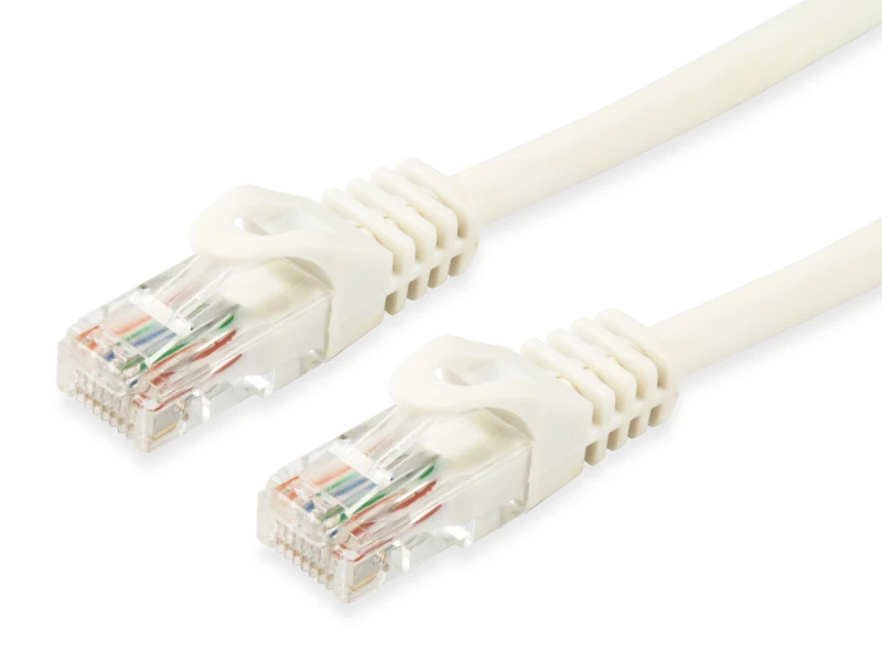 Image of Equip Cat.6A U/UTP Patch Cable. 0.15m. White