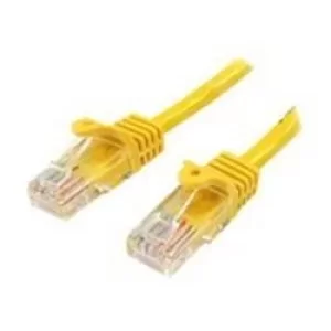 Image of Startech 3m Cat5e Yellow Snagless RJ45 UTP Patch Cable Ethernet Network Cord