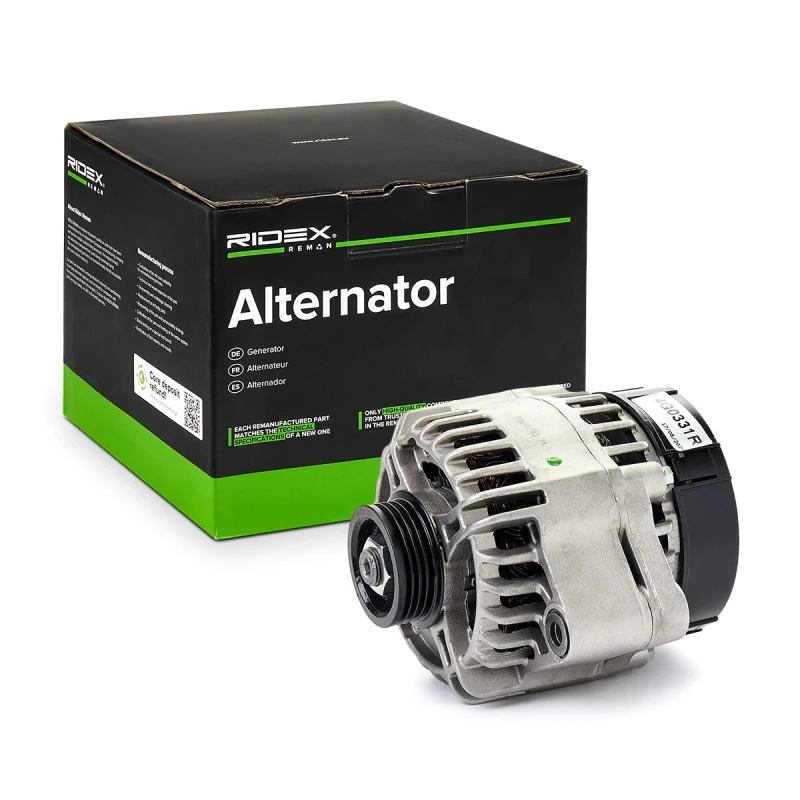 Image of RIDEX REMAN 4G0331R Generator Alternator Charging Current: 70A, Voltage: 14V Alternator (4)