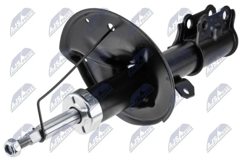 Image of NTY A-HY-515 Shock absorber Front Axle Left, Gas Pressure, Twin-Tube, Suspension Strut, Bottom Clamp Shock Absorber (854)