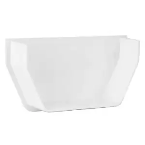Image of Polypipe Square Stop End Internal - 112mm - White